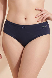 Lavos Medium Rise Full Coverage Hipster Period Panty (Pack of 2) - Black Navy — thumbnail 6